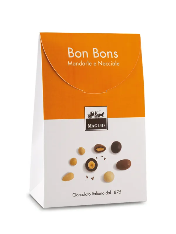 Maglio Bon Bons Schachtel Schoko Nüsse Mandel Haselnuss Mix