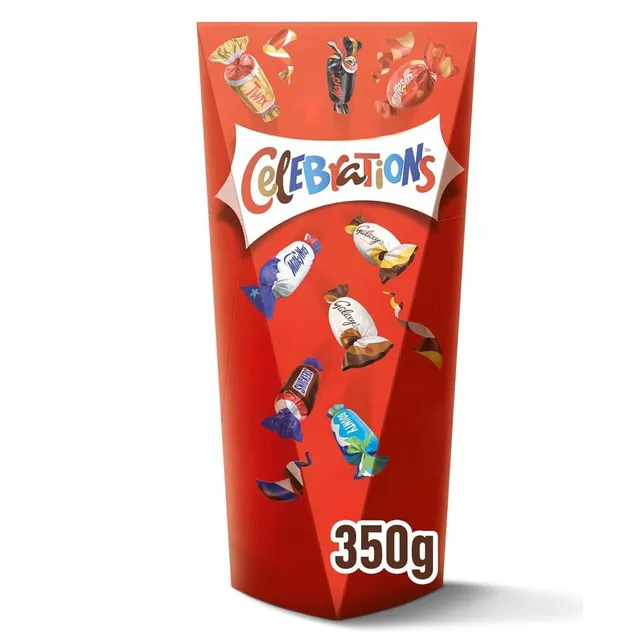 Celebrations Pop Box Pralinenmischung 350g Geschenkbox
