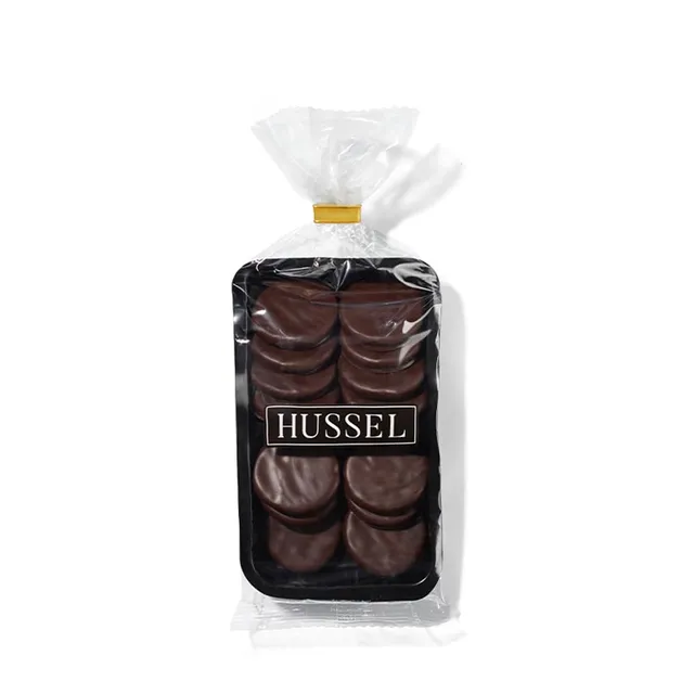 HUSSEL Pralinen Pfefferminz-Taler Zartbitter Fondant 125 g